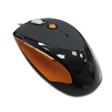 Input Devices - Mouse Box PRESTIGIO PMSG3Y Мишка PRESTIGIO PMSG3 (Кабел, Лазерен 400dpi/3200dpi 3200dpi,8 btn,USB 2.0), Черен/Жълт