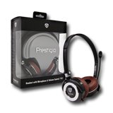 Multimedia - Headset PRESTIGIO PHS1 Headset PRESTIGIO PHS (20Hz-20kHz, Built-in Microphone, Кабел, 2.2m) Черен/Кафяв, С опаковка