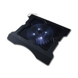 Cooling stand for Notebook CANYON CNP-NS4 Охладител за лаптоп CANYON CNP-NS4 ( 1 x 20mm, 600 RPM, 23.1dB, Rifle Bearing, Черен/Сребрист) С опаковка