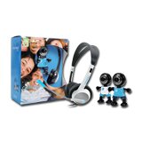 Multimedia Kit CANYON CNR-CP9 Web Camera CANYON CNR-CP9 (2Mpixel, CMOS, USB 2.0 & Headset with microphone HS11) Черен/Син