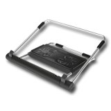 Cooling stand for Notebook DEEPCOOL WIND SHAPER Охладител за лаптоп DEEPCOOL WIND SHAPER ( 2 x 80mm, 2000 RPM, 23.4dB, Hydro Bearing, Черен) for 15.4" notebooks and below, С опаковка