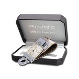 Memory ( USB flash ) PRESTIGIO PLDF4096MAPWHITE PRESTIGIO 4GB USB 2.0 Leather Flash White