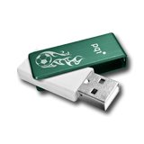 Memory ( USB flash ) PQI 6262-008GR5 PQI 8GB USB 2.0 Traveling Disk U262 Green/White