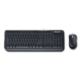 Input Devices - Keyboard MICROSOFT Wired Desktop 600 Клавиатура MICROSOFT Wired Desktop 600 USB, Английски + Мишка, Multimedia Function, Черен, С опаковка, 1-pk