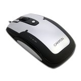 Input Devices - Mouse Box CANYON CNR-MSO02 Мишка CANYON CNR-MSO02 (Кабел, Оптичен 500dpi/1000dpi/2000dpi/1500dpi,5 btn,USB), Черен/Сребрист