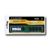 Memory ( Desktop ) SILICON POWER SP004GBLTU133V02 Memory Device SILICON POWER DDR3 SDRAM non-ECC (4GB,1333MHz(PC3-10600),Небуферирана,Не Регистрирана) CL9, С опаковка