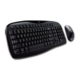 Input Devices - Keyboard Box LOGITECH 920-002666 Клавиатура LOGITECH Wireless Desktop MK250 USB/PS/2 + Мишка, Черен, С опаковка, 1-pk