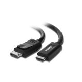 Cable BELKIN F2CD001B06-E Видео кабел BELKIN (DisplayPort (Male) - HDMI Тип A 19-пина (Male), 1.82m) Черен