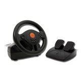 Gaming Accessories CANYON CNG-GW5 CANYON Wired Steering Wheel, Черен, С опаковка (22cmx22cm)