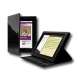iPad accessories CYGNETT CY0299CIGLA CYGNETT Glam, High-gloss folio with multi-view stand for iPad 2, Черен, С опаковка