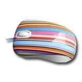 Input Devices - Mouse Box CANYON CNL-MSO07S Мишка CANYON CNL-MSO07 Stripes (Кабел, Оптичен 1000dpi,3 btn,USB), Multicolor