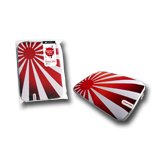 Carrying Case CANYON CNL-NB10J Bag CANYON Sleeve for notebooks 10”, White/Grey with Red Rising Sun