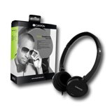 Multimedia - Headset CANYON CNR-HP4B Headphones CANYON CNR-HP4 (20Hz-20kHz, Кабел, 1.8m) Черен, С опаковка