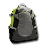 Carrying Case CANYON CNF-NB03G Backpack CANYON CNF-NB03G for up to 12" laptop, Сив/Зелен