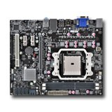 Main Board Desktop ECS A75F-M2 ECS Дънна платка настолна AMD A75 (Socket FM1, DDR3, USB2.0,USB3.0,PS/2,HDMI,VGA,LAN,Audio Interface,SATA III) mATX С опаковка