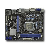 Main Board Desktop ASROCK H61M-GS ASROCK Дънна платка настолна  iH61 (Socket 1155, DDR3, PS/2,VGA,DVI,USB2.0,LAN,Audio Interface,SATA II) mATX С опаковка