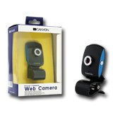 Web Camera CANYON CNR-WCAM413G1 Web Camera CANYON CNR-WCAM413G1 (1.3Mpixel, CMOS, USB 2.0) Черен/Син