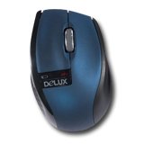 Input Devices - Mouse Box DELUX DLM-526GB_PLUS_G01UF/DARK_BLUE Мишка DELUX DLM-526GB (Безжичен 2.4GHz, Оптичен 500dpi/1000dpi,5 btn,USB), Тъмно син