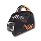 Carrying Case CANYON CNR-NB22O1 Чанта за лаптоп CANYON Lady Handbag for up to 12" laptop, Nylon, Black/Orange