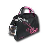 Carrying Case CANYON CNR-NB22P1 Чанта за лаптоп CANYON Lady Handbag for up to 12" laptop, Nylon, Черен/Розов