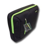Carrying Case CANYON CNR-NB17L1 Чанта за лаптоп CANYON Messenger Bag for up to 16" laptop, Nylon, Черен/Зелен