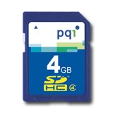 Memory ( flash cards ) PQI 6AEF-004G PQI Memory ( flash cards ) 4GB Secure Digital High Capacity Class 4, Plastic