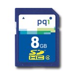 Memory ( flash cards ) PQI 6AEF-008G PQI Memory ( flash cards ) 8GB Secure Digital High Capacity Class 4, Plastic