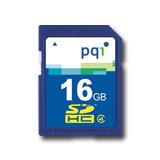 Memory ( flash cards ) PQI 6AEF-016G PQI Memory ( flash cards ) 16GB Secure Digital High Capacity Class 4, Plastic