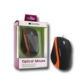 Input Devices - Mouse Box CANYON CNR-MSO01NR Мишка CANYON CNR-MSO01N (Кабел, Оптичен 800dpi,3 btn,USB), Black/Orange
