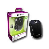 Input Devices - Mouse Box CANYON CNR-MSOW04NS Мишка CANYON CNR-MSOW04 (Безжичен 2.4GHz, Оптичен 1000dpi,3 btn), Черен/Сребрист