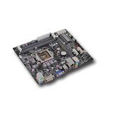 Main Board Desktop ECS H61H2-M2_GLAN ECS Дънна платка настолна iH61 (Socket 1155, DDR3, USB2.0,VGA,DVI,LAN,Audio Interface,PS/2,SATA II) mATX С опаковка