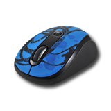 Input Devices - Mouse Box DELUX DLM-130GB-G01UF Мишка DELUX DLM-130GB (Безжичен 2400MHz 800dpi/1600dpi,3 btn), Черен/Син