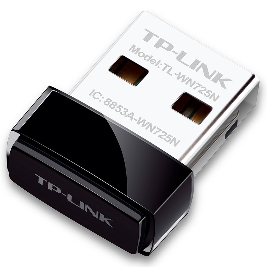 Network Interface Card TP-LINK TL-WN725N NIC TP-Link TL-WN725N, USB 2.0 Nano Adapter, 2,4GHz Wireless N 150 Mbps, Internal Antenna, Miniature design 18.6x15x7.1mm