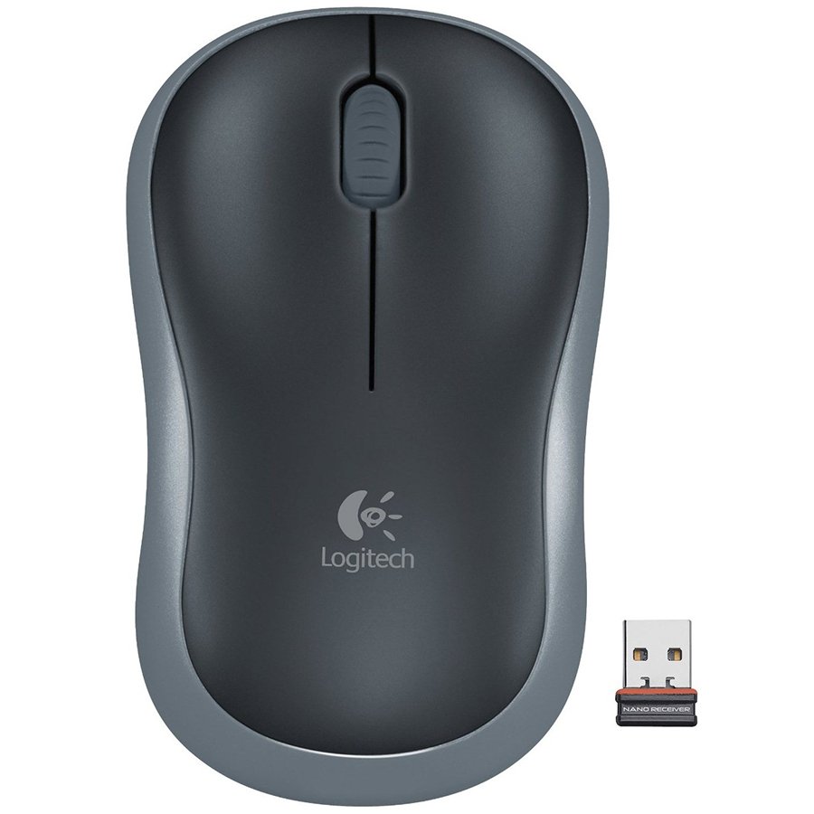 Input Devices - Mouse Box LOGITECH 910-002238 LOGITECH Wireless Mouse M185 - EER2 - SWIFT GREY