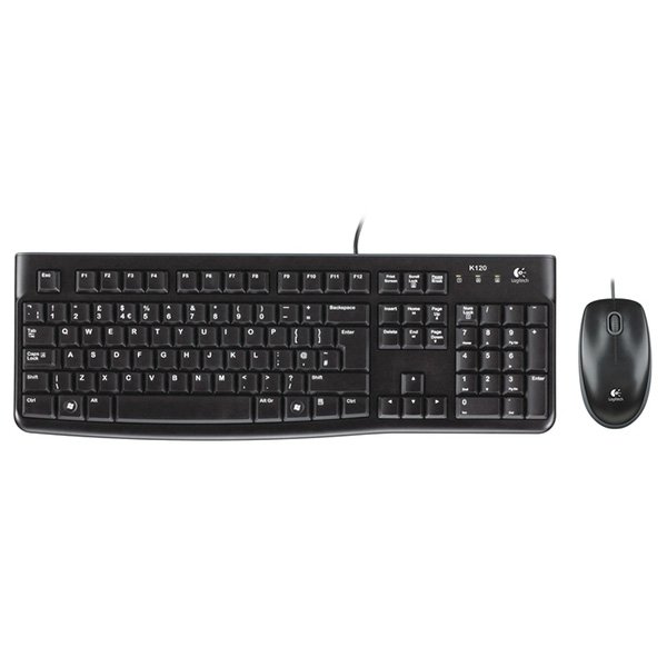 Input Devices - Keyboard Box LOGITECH Desktop MK120 LOGITECH Corded Desktop MK120 - EER - Bulgarian layout