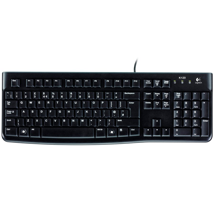 Input Devices - Keyboard LOGITECH 920-002644 LOGITECH Corded Keyboard K120 - Business EMEA - Bulgarian layout - BLACK