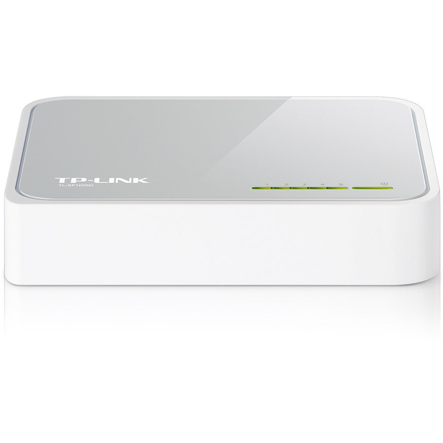 Network Switch TP-LINK TL-SF1005D Switch TP-Link TL-SF1005D, 5-Port RJ45 10/100Mbps desktop switch, Fanless, Auto Negotiation/Auto MDI/MDIX, Plastic case