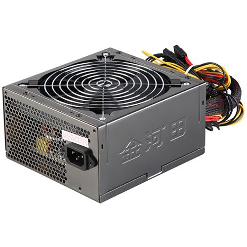 Power Supply Unit GOLDEN FIELD ATX-600W/POWER_BOX ATX-600W [ ATX-600W Power Supply GOLDENFIELD AC 115/230V, 47/63Hz, DC 3.3/5/12V, 600W, Retail, SLI Ready, 3XSATA conector, 2 x MOLEX, power cable incl., 1x120, Black Nickel, Efficiency 85%