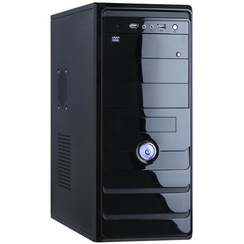 PC Chassis GOLDEN FIELD D212B/500W Chassis GOLDEN FIELD D212 Midi Tower, ATX, 7 slots, Audio Interface, USB, 2 x SATA Power , Steel 0.5 mm, PSU 1 x 500W, 12 sm rear FAN, Air-Duct, Black