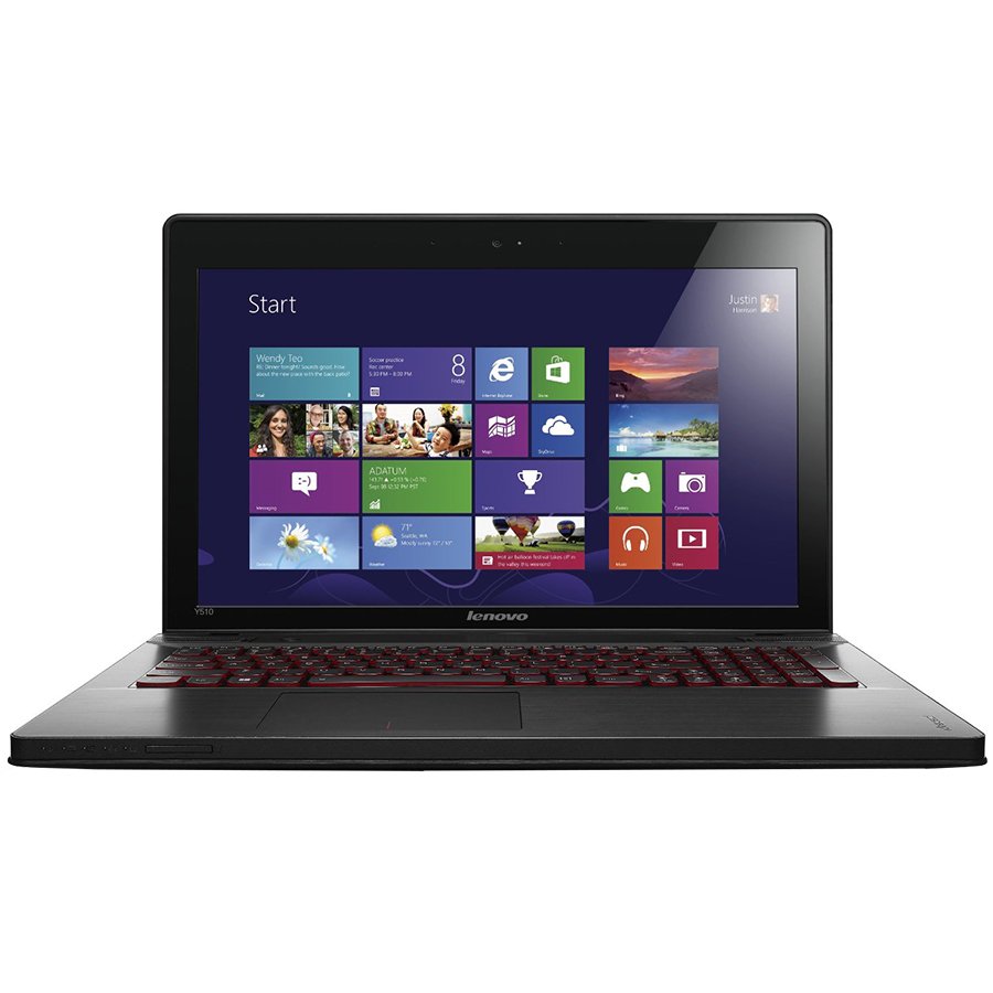 PC Notebook LENOVO 59-392340 Y510p Dusk Black Metal, 15.6 FHD LED AG, Intel Core i7-4700MQ , 8GB (2*4GB DDRIIIL 1600), HYBRID 1TB SSHD(8G), GT 750M 2GB (N14P-GT1 GDDR5) (SLI), No DVD,Eth10/100M,WiFi Intel2230 BGN+BT4.0,USB3.0,KB BL,HDMI,HDCam, 6cell,170W,