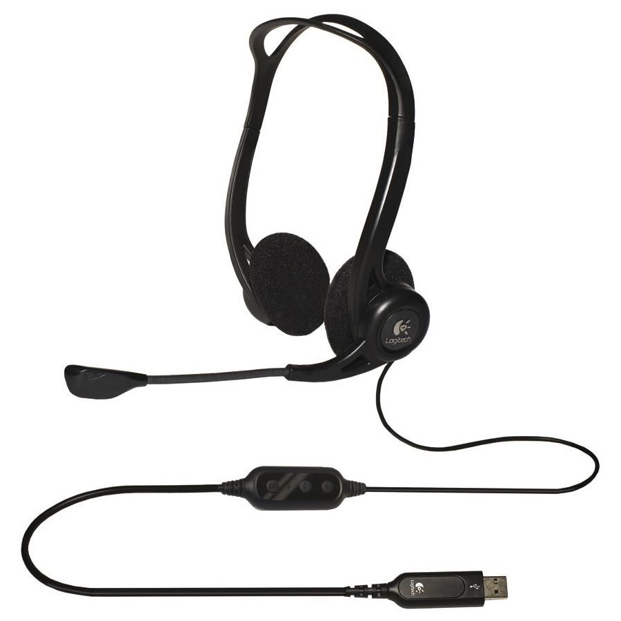 Multimedia - Headset LOGITECH 981-000100 LOGITECH Corded USB Stereo Headset PC 960 - Business EMEA