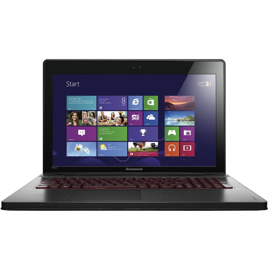 PC Notebook LENOVO 59-403765 Y510p Dusk Black Metal 15.6 HD LED Glare (1366x768), Intel i7-4700MQ (6M, up to 3.40 GHz), 8GB (2*4GB DDRIIIL1600), 1TB, N14P-GT1 2GB GDDR5,DVD-RW, Eth 100/1000M, WiFi Intel2230 BGN+BT4.0, 2xUSB3.0+1xUSB2.0, HDMI,JBL,HDCam, Ba
