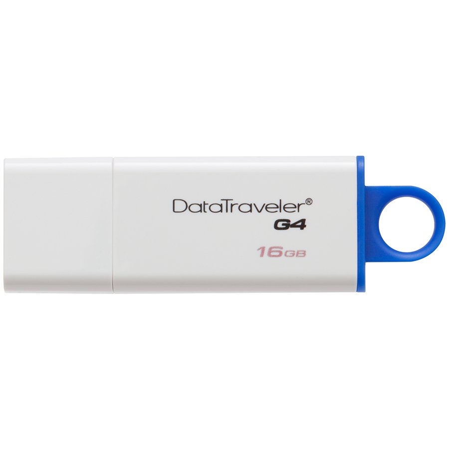 Memory ( USB flash ) KINGSTON DTIG4/16GB Kingston 16GB USB 3.0 DataTraveler I G4 (White + Blue), EAN: '740617220452
