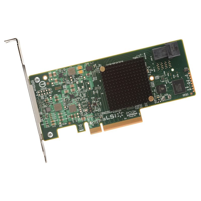 Controller ( RAID ) LSI LOGIC MEGARAID_SAS_9341-4I_SGL LSI Controller Card LSI00419, 4-Port Int, 12Gb/s SATA+SAS, PCIe 3.0, Entry