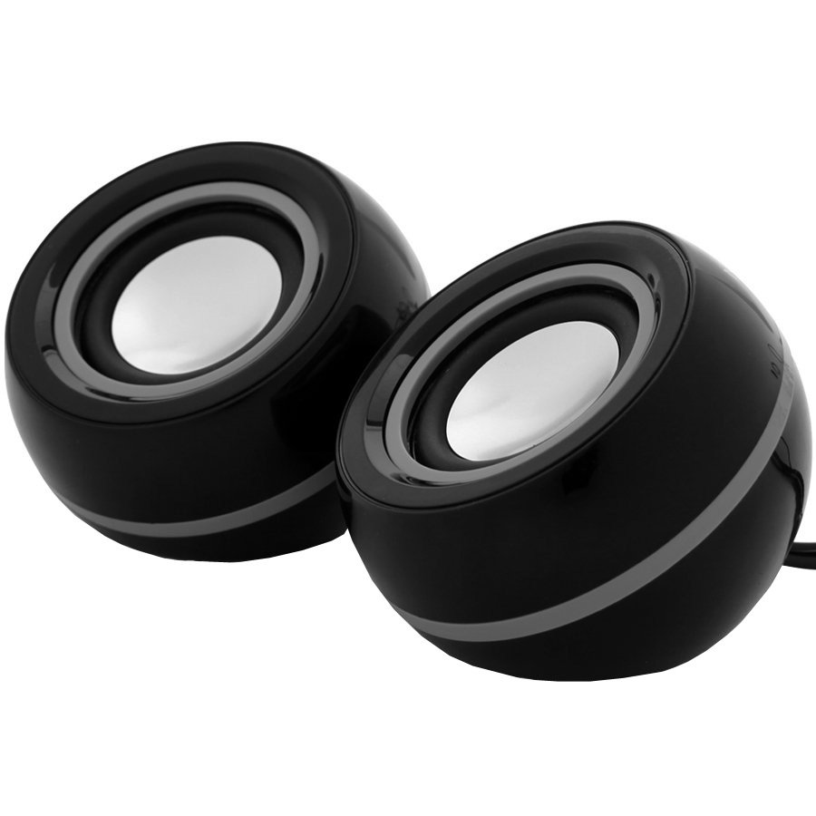 Multimedia - Speaker CANYON CNR-FSP01 Високоговорител CANYON CNR-FSP01 (Стерео, 6W, 20Hz-20kHz, USB, Черен/Сребрист)