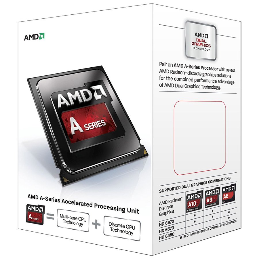 CPU Desktop AMD AD7600YBJABOX AMD CPU Kaveri A8-Series X4 7600 (3.8GHz,4MB,65W,FM2+) box, Radeon TM R7 Series