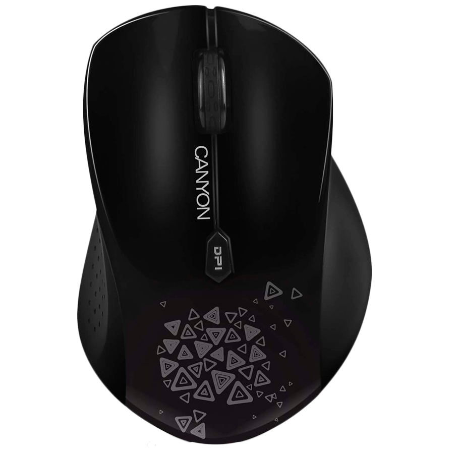 Input Devices - Mouse Box CANYON CNS-CMSW4B CANYON CNS-CMSW4 Mouse (Wireless, Optical 800/1280 dpi, 6 btn, USB, power saving technology), Black