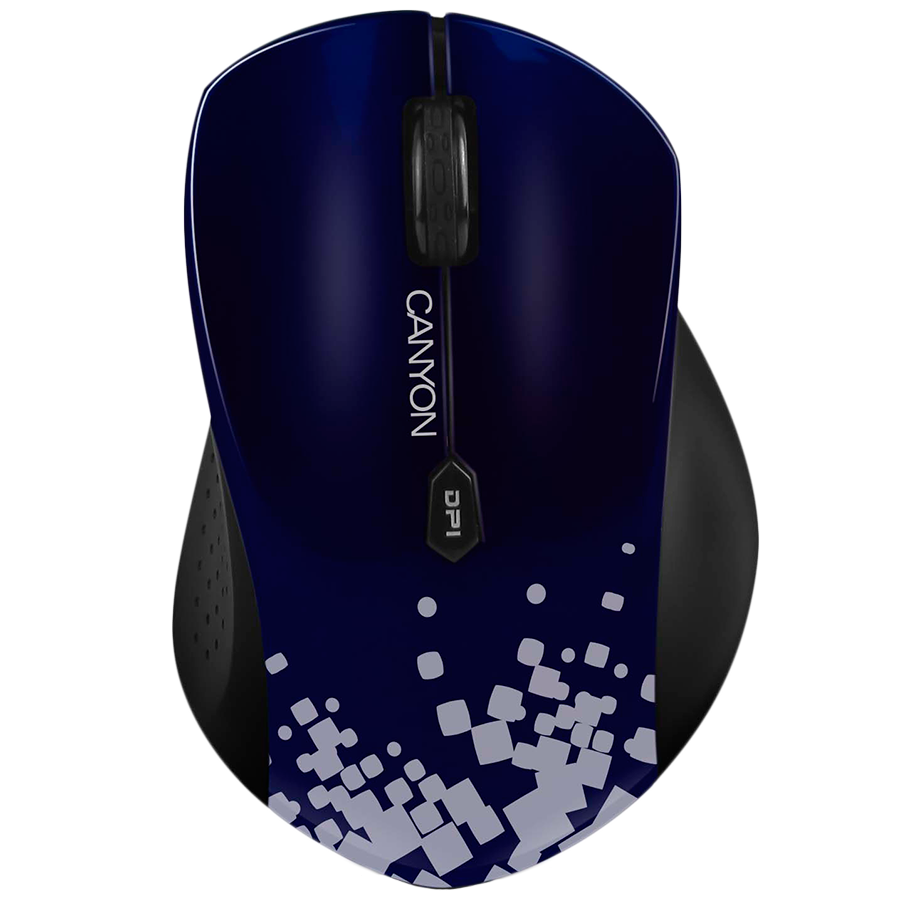 Input Devices - Mouse Box CANYON CNS-CMSW4BL CANYON CNS-CMSW4 Mouse (Wireless, Optical 800/1280 dpi, 6 btn, USB, power saving technology), Blue