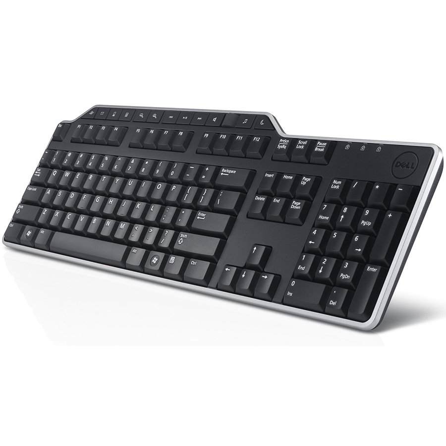 Input Devices - Keyboard DELL 580-18366 Dell KB813 Smartcard Keyboard US/European (QWERTY)
