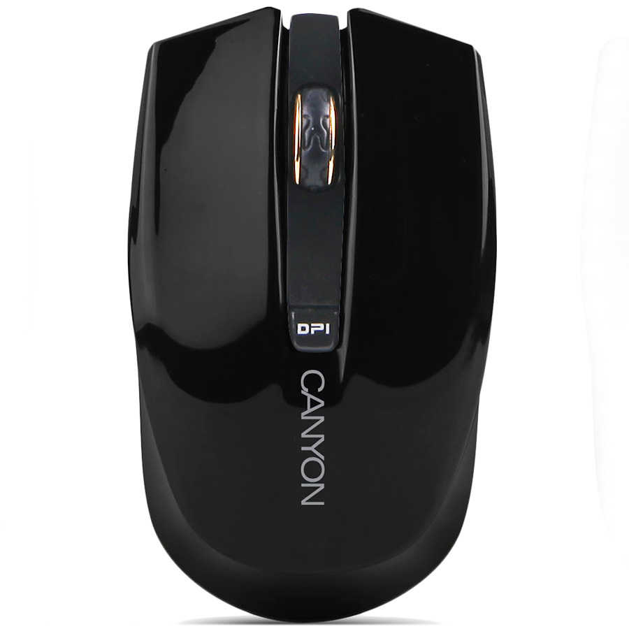 Input Devices - Mouse Box CANYON CNS-CMSW5B CANYON Mouse CNS-CMSW5 (Wireless, Optical 800/1280 dpi, 4 btn, USB, power saving technology), Black